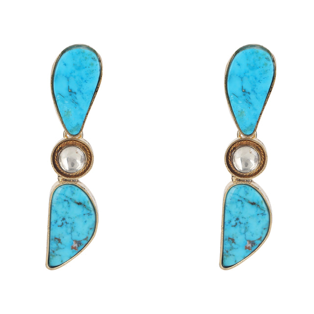 Dayita 22k Gold Plated Earring