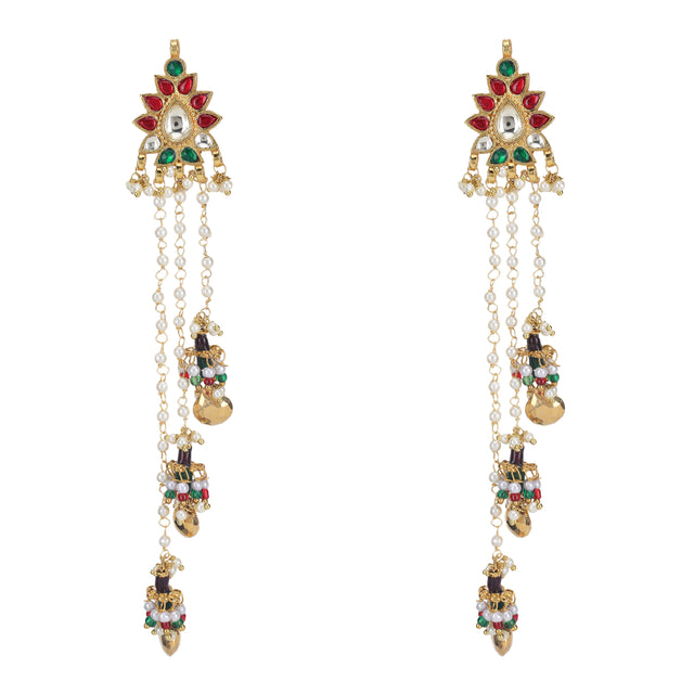 Chaitaly 22k Gold Plated Earring