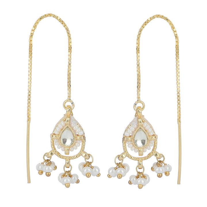 22k Gold Plated Sui Dhaga Yoshita Earring
