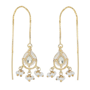 22k Gold Plated Sui Dhaga Yoshita Earring