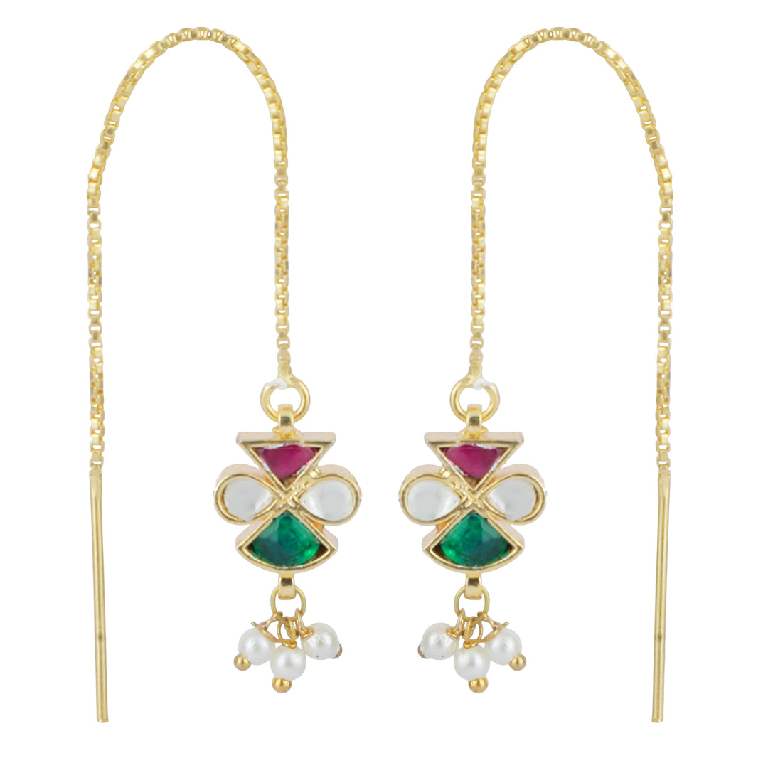 22k Gold Plated Sui Dhaga Viraasat Earring