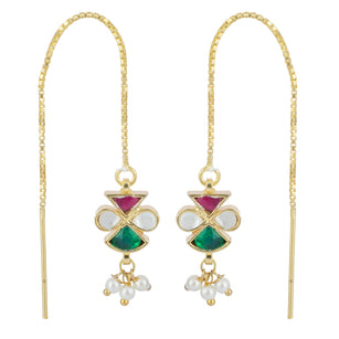 22k Gold Plated Sui Dhaga Viraasat Earring