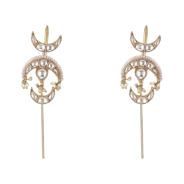 Esha 22k Gold Plated Earpin