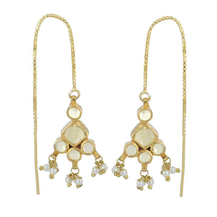 22k Gold Plated Sui Dhaga Induja Earring