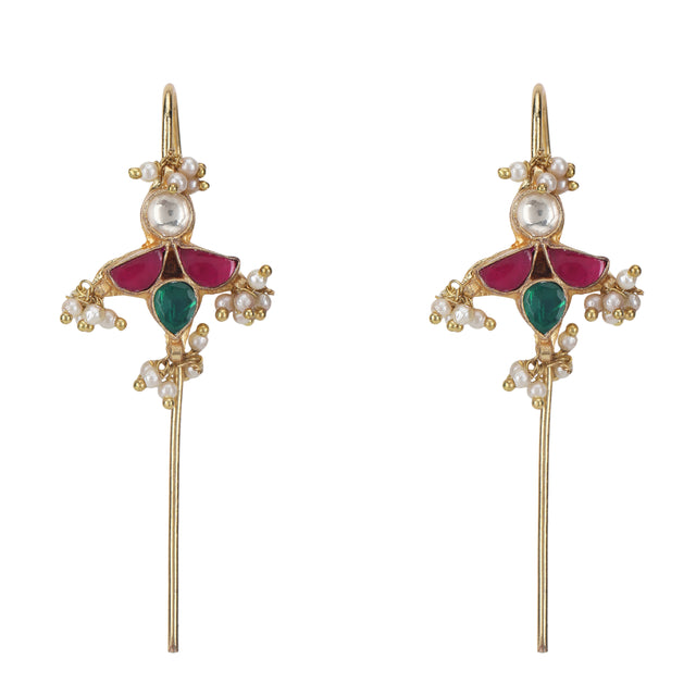 Eshma 22k Gold Plated Earpin