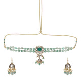 KANTHI ZIRCON MALIKA  CHOKER SET