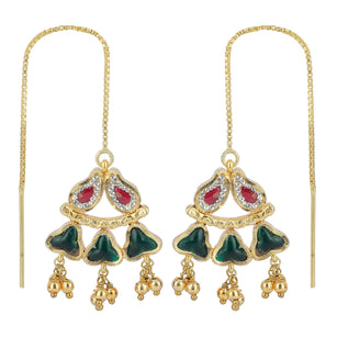 22k Gold Plated Sui Dhaga Sharvii Earring