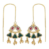 22k Gold Plated Sui Dhaga Sharvii Earring
