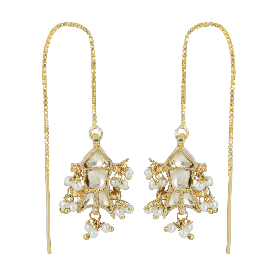 22k Gold Plated Sui Dhaga Ravya Earring