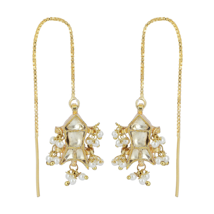 22k Gold Plated Sui Dhaga Ravya Earring