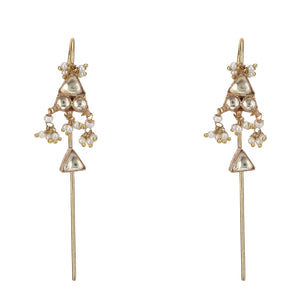 Kumkum  22k Gold Plated Earpin
