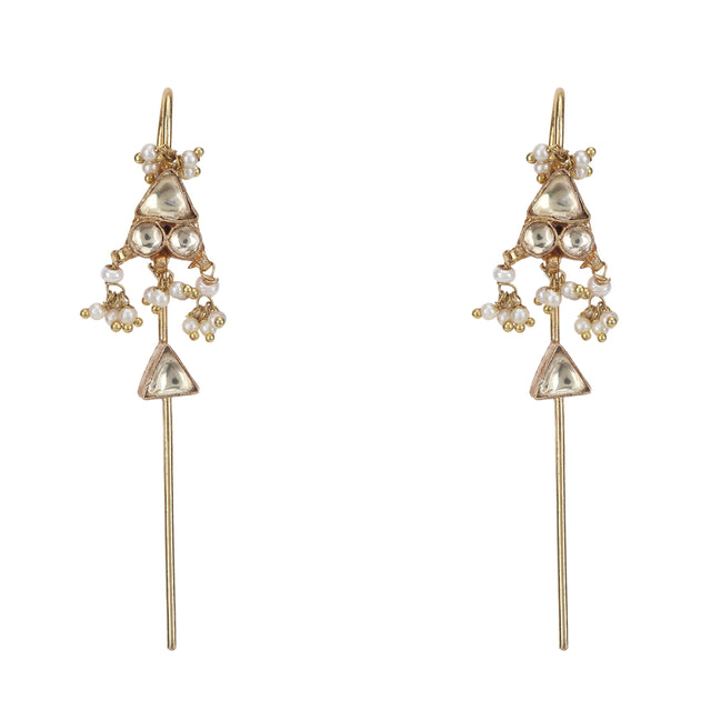 Kumkum  22k Gold Plated Earpin