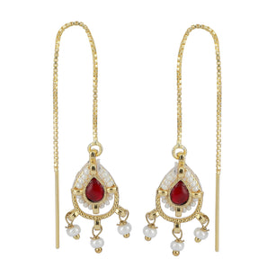 22k Gold Plated Sui Dhaga Ekatra Earring