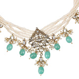 KANTHI ZIRCON JAGVI  CHOKER SET