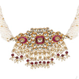 KANTHI KUNDAN GAUTAMI CHOKER SET