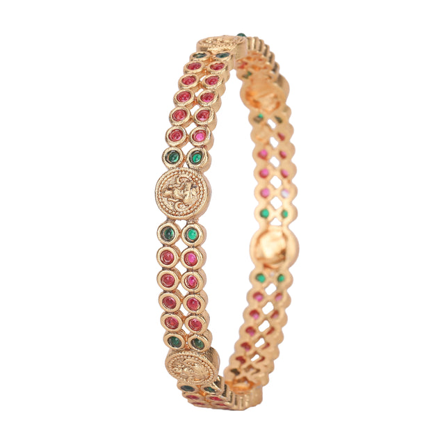 Osha 22k Gold Plated Bangle