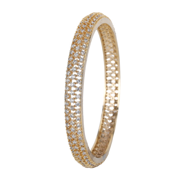 Omisha 22k Gold Plated Bangle