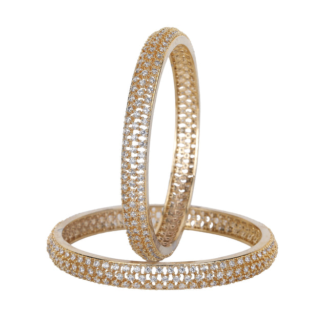 Omisha 22k Gold Plated Bangle