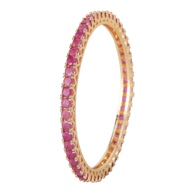 Oviya 22k Gold Plated Bangle