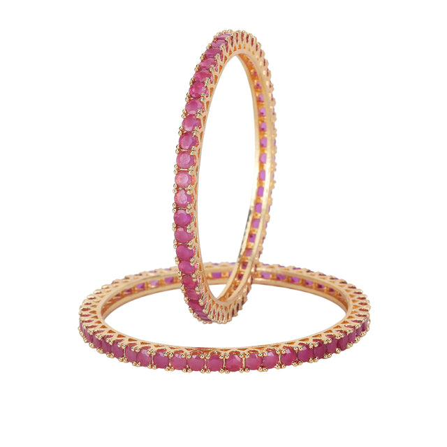 Oviya 22k Gold Plated Bangle