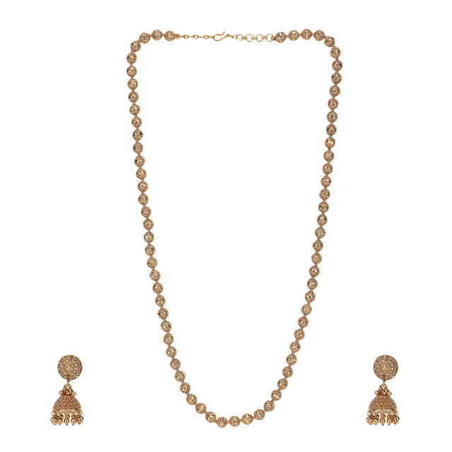 Amaira 22k Gold Plated Necklace Set