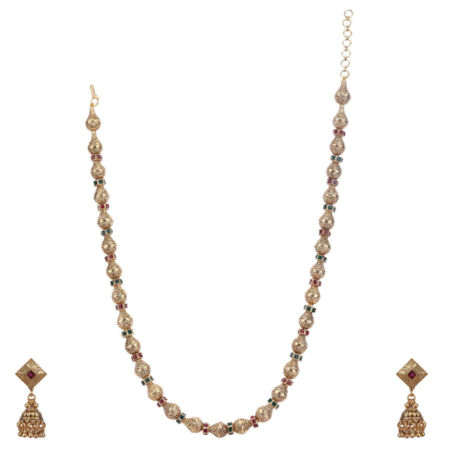 Swarnam - Gold Strings Shruti Hassan Necklace Set