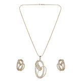 Harinakshi 22k Gold Plated Pendant Set