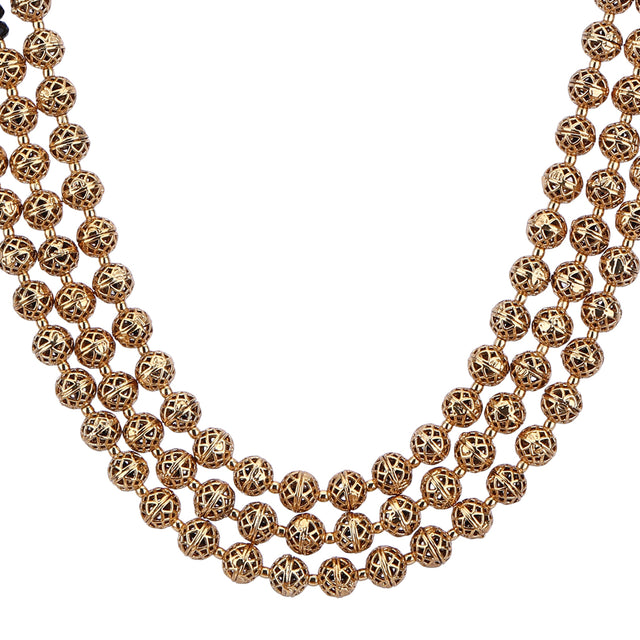 Swarnam - Gold Strings Anupama Necklace Set