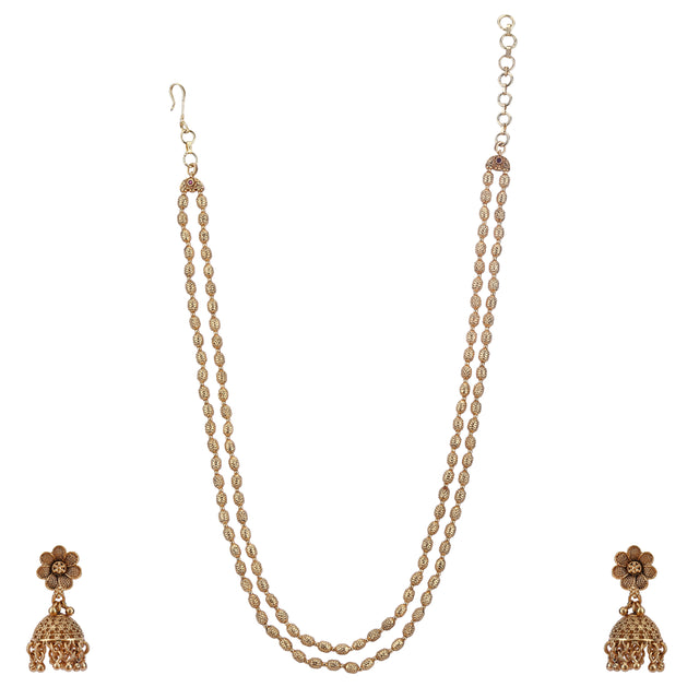 Swarnam - Gold Strings Trisha Necklace Set