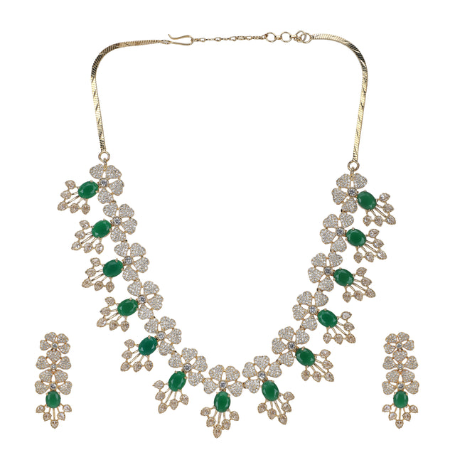 Ekiya 22k Gold Plated Necklace Set