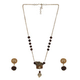 Gayathr 22k Gold Plated Neckklace Set