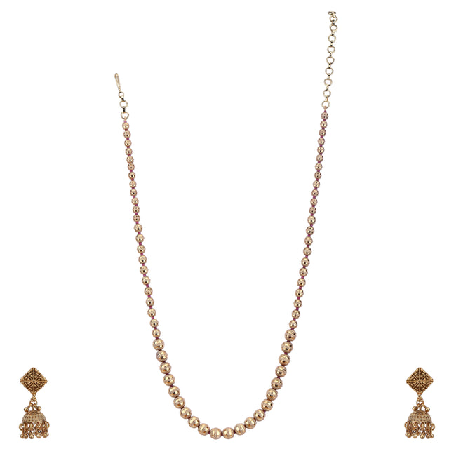 Swarnam - Gold Strings Amala Paul Necklace Set