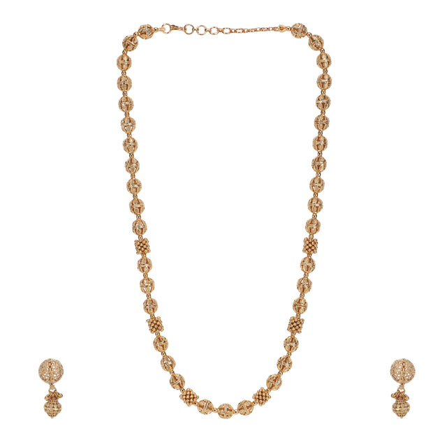 Bimala 22k Gold Plated Necklace Set