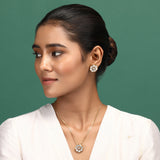 Rithvik Polki Pendant Set