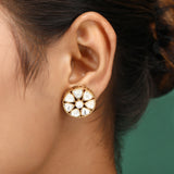 Rithvik Polki Pendant Set