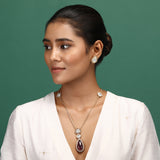 Reyansh Polki Pendant Set