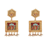 Pichwai Anusha 22k Gold Plated Earring