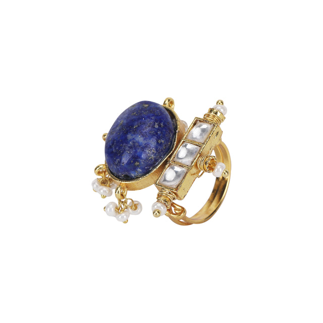 Mahika 22k Gold Plated Ring