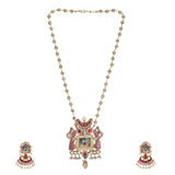 Pichwai Srinath Ji 22k Gold Plated Necklace Set