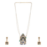 Pichwai CANVAS 22k Gold Plated Necklace Set