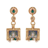 Pichwai CANVAS 22k Gold Plated Necklace Set