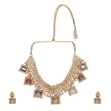 Dhrupal 22k Gold Plated Necklace Set