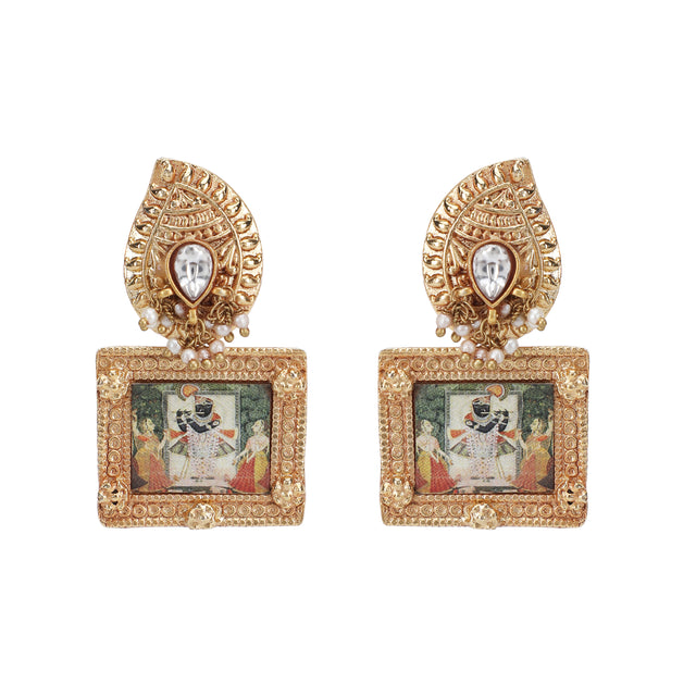 Dhrupal 22k Gold Plated Necklace Set