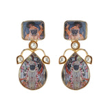 Pichwai Eshana 22k Gold Plated Earring