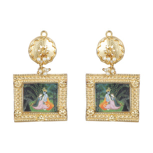 22k Gold Plated Krishna Nitya Earring