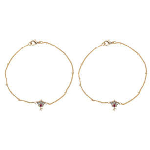 22k Gold Plated Trikon Payal