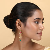 Elvish Nazuk Kundan Earring