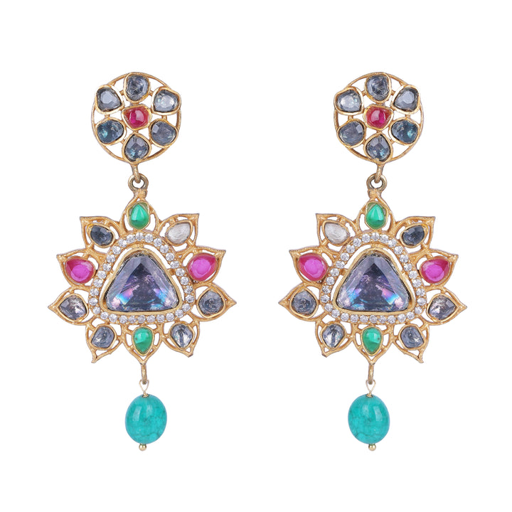 22k Gold Plated Sankranti Zohra Earring