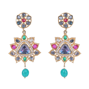 22k Gold Plated Sankranti Zohra Earring