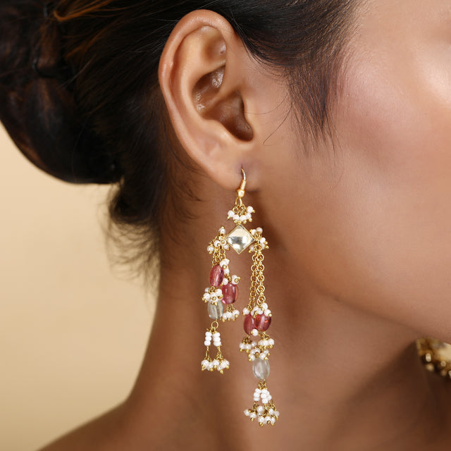 Fareeda Nazuk Kundan Earring